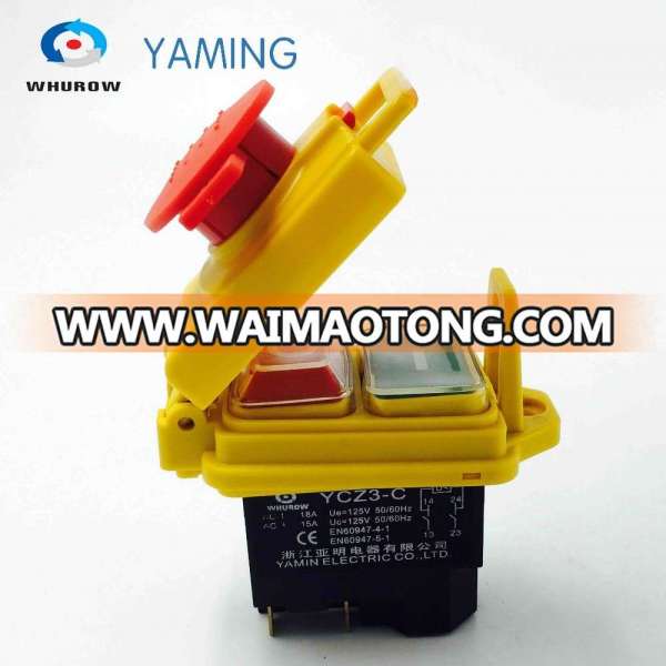 Electromagnetic switch YCZ series waterproof cover explosion-proof push button switch solenoid ignition switch